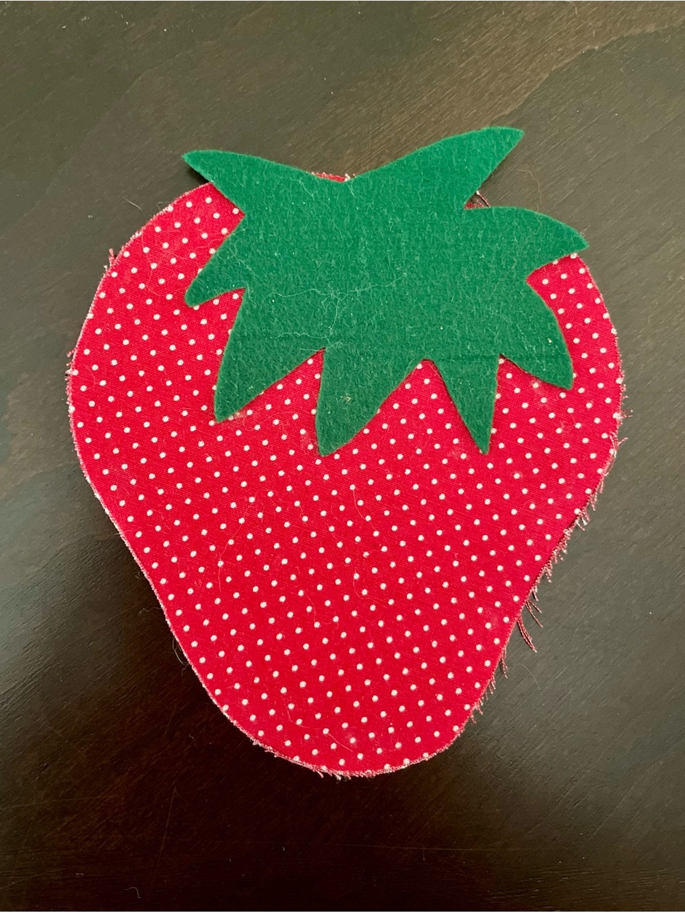 Vintage Handmade Fabric Strawberry - Ready for Any Craft Project or Display